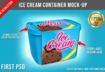 Ice Cream Mockup Ice Cream Mockup Poster 1