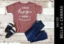 Kids Mauve Triblend Bella Canvas 3413Y Kids Mauve Triblend Bella Canvas 3413Y Poster 1
