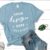 Light Blue Gildan 5000 T Shirt Mockup