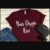 Maroon Styled V-Neck T-Shirt Mockup Photo
