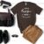 Mens Brown Bella Canvas 3001 Mockup Tee