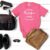 Mens Charity Pink Bella Canvas 3001 Mock
