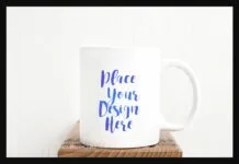 Minimal Coffee Mug Mock Up Poster 1