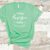 Mint Bella Canvas 3001 T Shirt Mockup