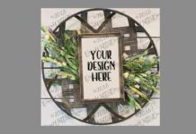 Mock-Up Farmhouse Sign Poster 1