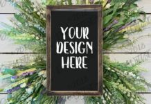 Mock-Up Farmhouse Sign Poster 1