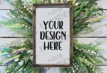 Mock-Up Farmhouse Sign Poster 1