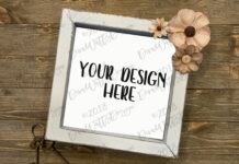 Mock-Up Farmhouse Sign Poster 1