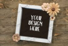 Mock-Up Farmhouse Sign Poster 1