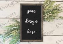 Mock-Up Farmhouse Sign Poster 1