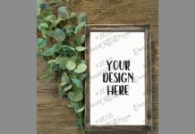 Mock-Up Farmhouse Sign Poster 1