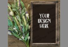 Mock-Up Farmhouse Sign Poster 1