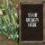 Mock-Up Farmhouse Sign