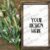 Mock-Up Farmhouse Sign