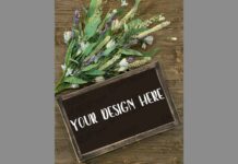 Mock-Up Farmhouse Sign Poster 1