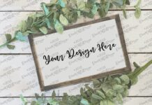 Mock-Up Farmhouse Sign Poster 1