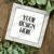 Mock-Up Farmhouse Sign