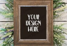 Mock-Up Farmhouse Sign Poster 1
