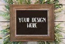 Mock-Up Farmhouse Sign Poster 1