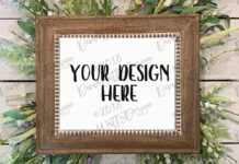 Mock-Up Farmhouse Sign Poster 1