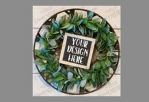 Mock-Up Farmhouse Sign Poster 1