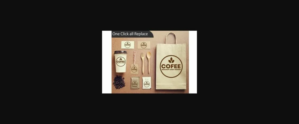 Mockup Brand Logo Coffe Poster 1