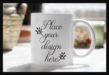 Morning Coffee Mug Mockup Poster 1