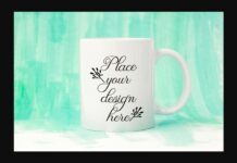 Mug Mockup Mint Green Mock Up Poster 1