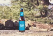 Nature Beer Mockup Nature Beer Mockup Poster 1