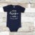 Navy Bella Canvas 100B Baby Romper Mock