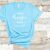 Ocean Blue Bella Canvas 3001 Mockup