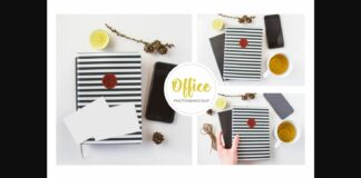 Office Mockup and Photos Poster 1