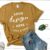 Old Gold Gildan 5000 T-Shirt Mockup