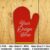 Oven Mitt Editable Photorealistic Product Mockup Layered