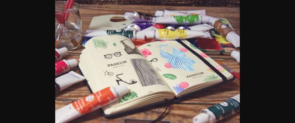 Pocket Notebook Acrylic Paint Tubs Poster 3