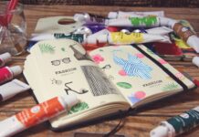 Pocket Notebook Acrylic Paint Tubs Poster 1