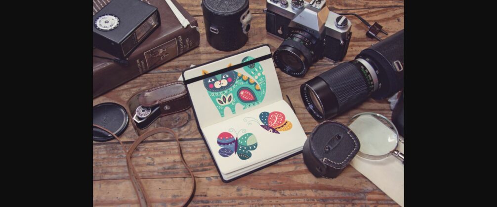 Pocket Notebook Mockup Poster 1