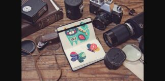 Pocket Notebook Mockup Poster 1