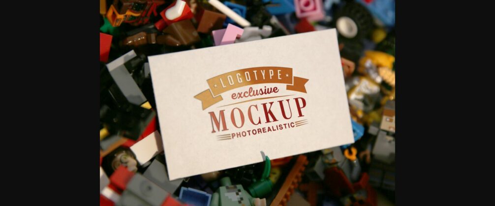 Realistic Mock-ups on Vintage Background Poster 1