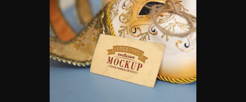 Realistic Mock-ups on Vintage Background Poster 1