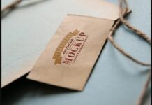 Realistic Mock-ups on Vintage Background Poster 1