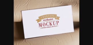 Realistic Mock-ups on Vintage Background Poster 1