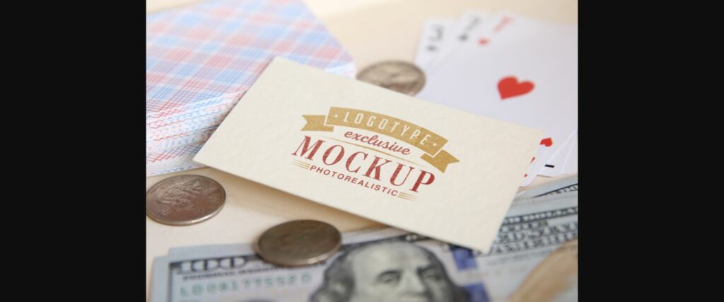 Realistic Mock-ups on Vintage Background Poster 1