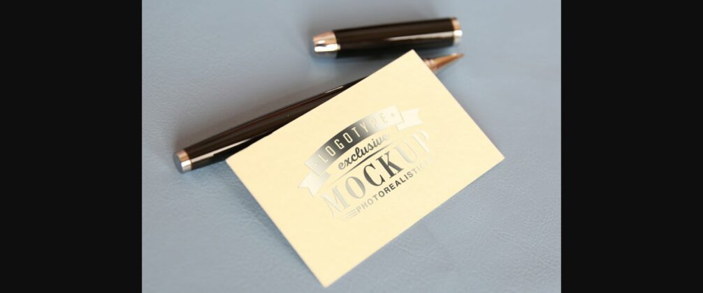 Realistic Mock-ups on Vintage Background Poster 1