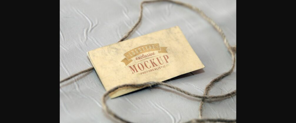 Realistic Mock-ups on Vintage Background Poster 1