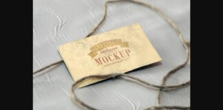 Realistic Mock-ups on Vintage Background Poster 1