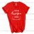 Red Bella Canvas 3005 V Neck Mockup
