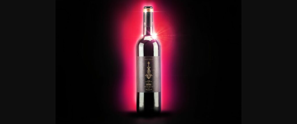 Red Wine Bottle Mockup Poster 7