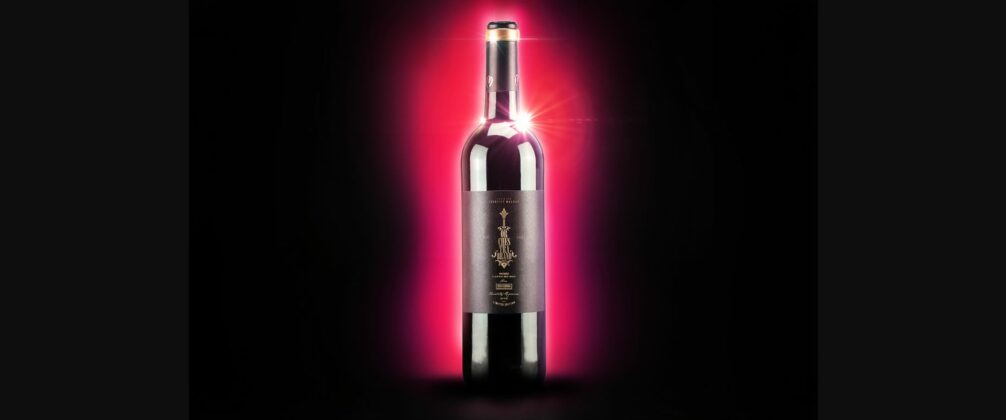 Red Wine Bottle Mockup Poster 8