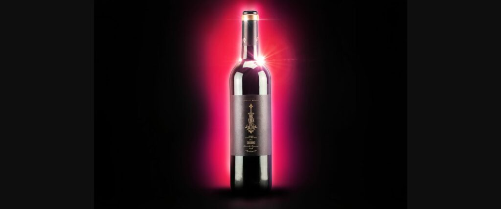 Red Wine Bottle Mockup Poster 8